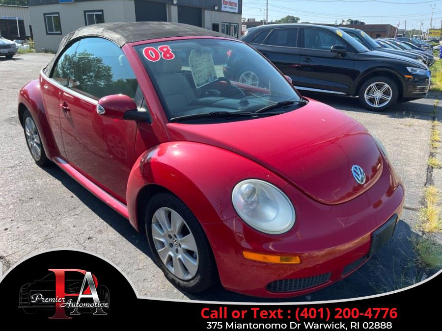 2008 Volkswagen New Beetle Convertible 2dr Man S, available for sale in Warwick, Rhode Island | Premier Automotive Sales. Warwick, Rhode Island