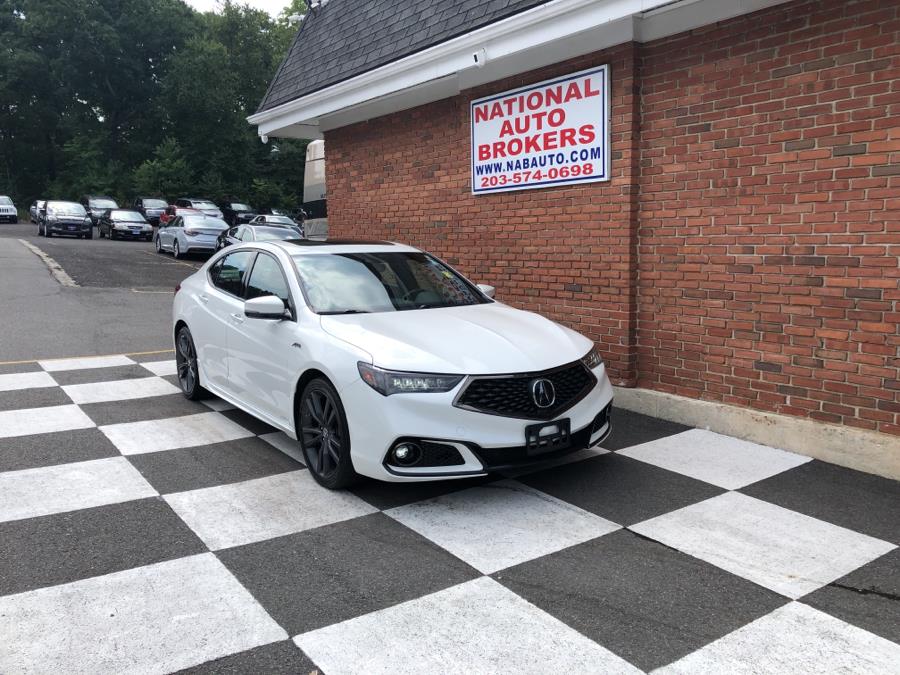 2018 Acura TLX 3.5L SH-AWD w/A-SPEC Pkg Red Leather, available for sale in Waterbury, Connecticut | National Auto Brokers, Inc.. Waterbury, Connecticut