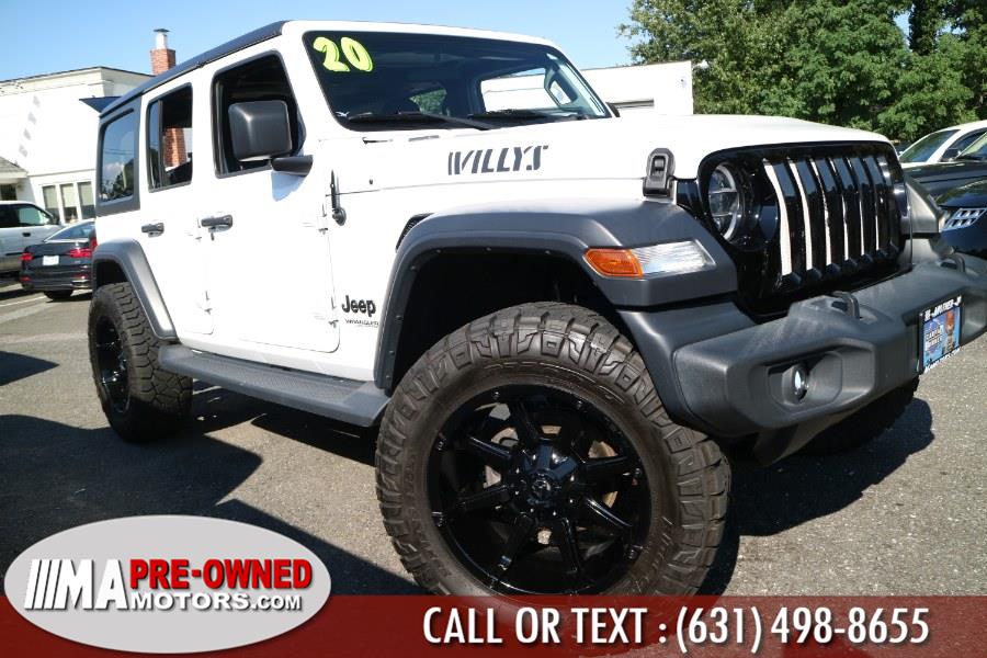 2020 Jeep willys Wrangler Unlimited Sport 4x4, available for sale in Huntington Station, New York | M & A Motors. Huntington Station, New York 2020 Jeep willys Wrangler Unlimited Sport 4x4, available for sale in Huntington Station, New York | M & A Motors. Huntington Station, New York