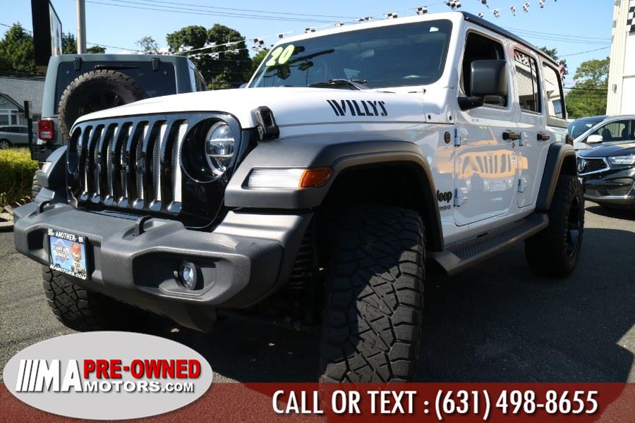 2020 Jeep willys Wrangler Unlimited Sport 4x4, available for sale in Huntington Station, New York | M & A Motors. Huntington Station, New York 2020 Jeep willys Wrangler Unlimited Sport 4x4, available for sale in Huntington Station, New York | M & A Motors. Huntington Station, New York