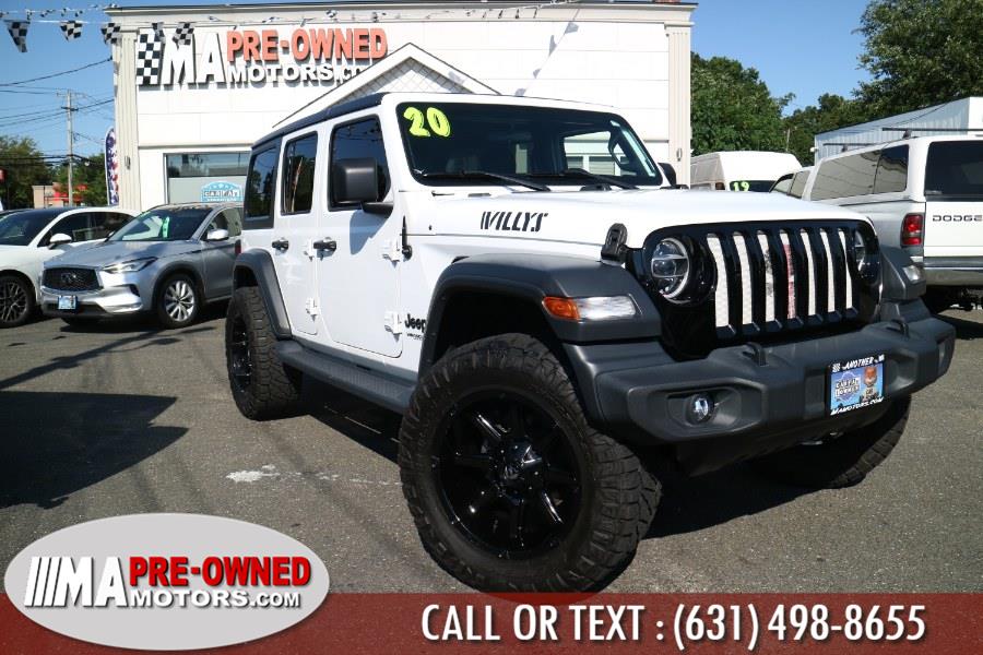 2020 Jeep willys Wrangler Unlimited Sport 4x4, available for sale in Huntington Station, New York | M & A Motors. Huntington Station, New York