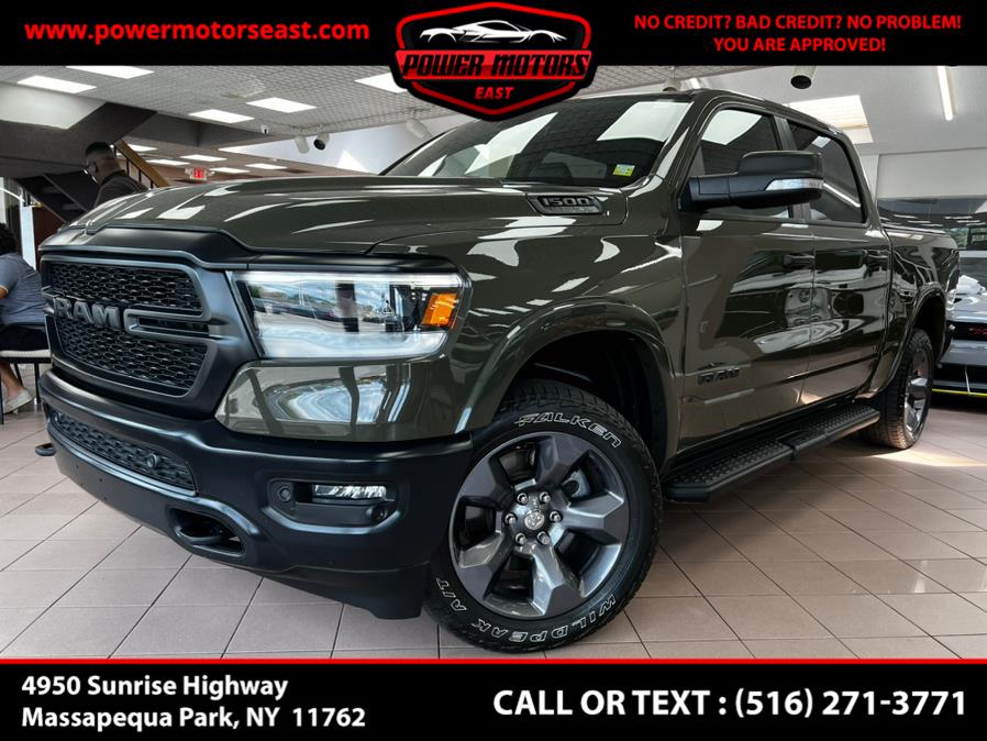 2021 Ram 1500 Big Horn 4x4 Crew Cab 5''7" Box, available for sale in Massapequa Park, New York | Power Motors East. Massapequa Park, New York 2021 Ram 1500 Big Horn 4x4 Crew Cab 5''7" Box, available for sale in Massapequa Park, New York | Power Motors East. Massapequa Park, New York