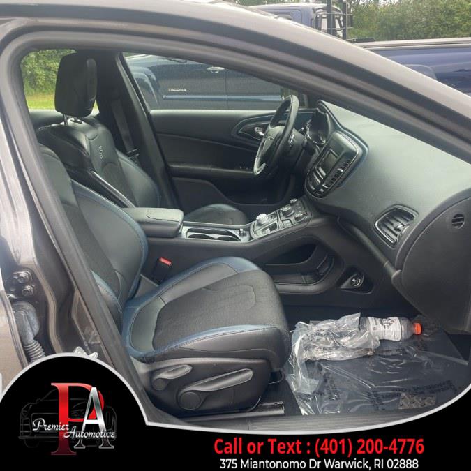 2016 Chrysler 200 4dr Sdn S FWD, available for sale in Warwick, Rhode Island | Premier Automotive Sales. Warwick, Rhode Island 2016 Chrysler 200 4dr Sdn S FWD, available for sale in Warwick, Rhode Island | Premier Automotive Sales. Warwick, Rhode Island