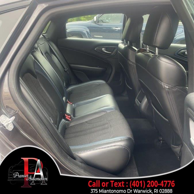 2016 Chrysler 200 4dr Sdn S FWD, available for sale in Warwick, Rhode Island | Premier Automotive Sales. Warwick, Rhode Island 2016 Chrysler 200 4dr Sdn S FWD, available for sale in Warwick, Rhode Island | Premier Automotive Sales. Warwick, Rhode Island