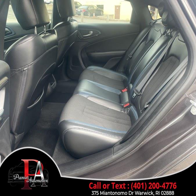 2016 Chrysler 200 4dr Sdn S FWD, available for sale in Warwick, Rhode Island | Premier Automotive Sales. Warwick, Rhode Island 2016 Chrysler 200 4dr Sdn S FWD, available for sale in Warwick, Rhode Island | Premier Automotive Sales. Warwick, Rhode Island