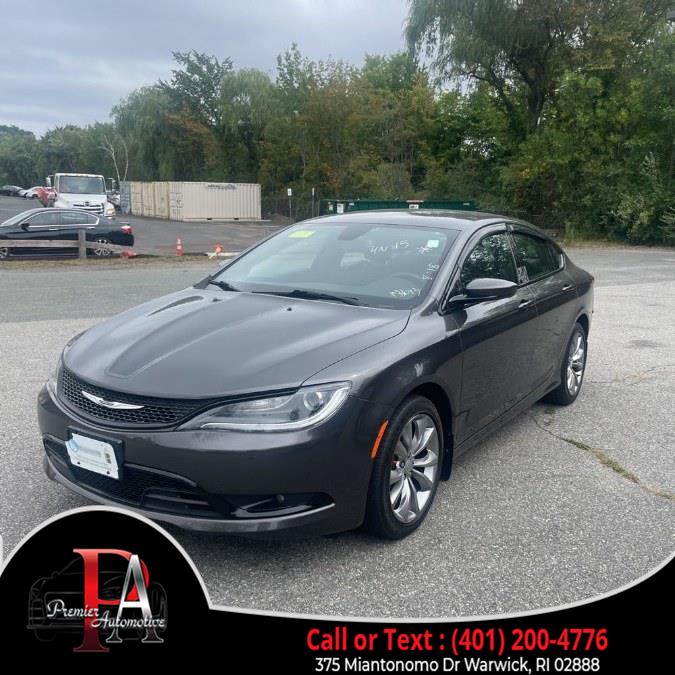 Used Chrysler 200 4dr Sdn S FWD 2016 | Premier Automotive Sales. Warwick, Rhode Island