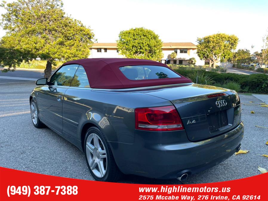 Used Audi A4 2dr Cabriolet CVT 2.0T FrontTrak 2008 | High Line Motors LLC. Irvine, California Used Audi A4 2dr Cabriolet CVT 2.0T FrontTrak 2008 | High Line Motors LLC. Irvine, California