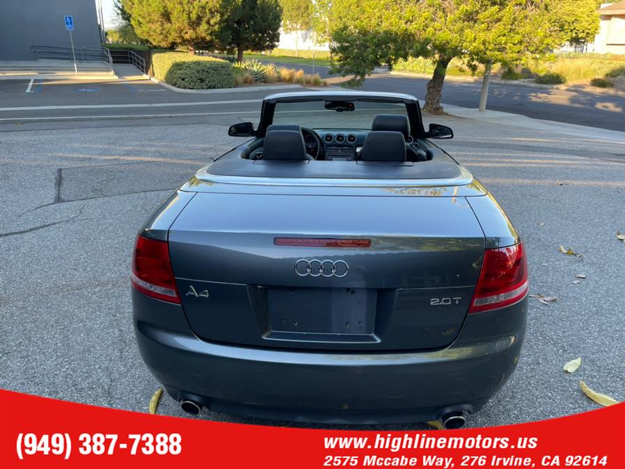 Used Audi A4 2dr Cabriolet CVT 2.0T FrontTrak 2008 | High Line Motors LLC. Irvine, California Used Audi A4 2dr Cabriolet CVT 2.0T FrontTrak 2008 | High Line Motors LLC. Irvine, California
