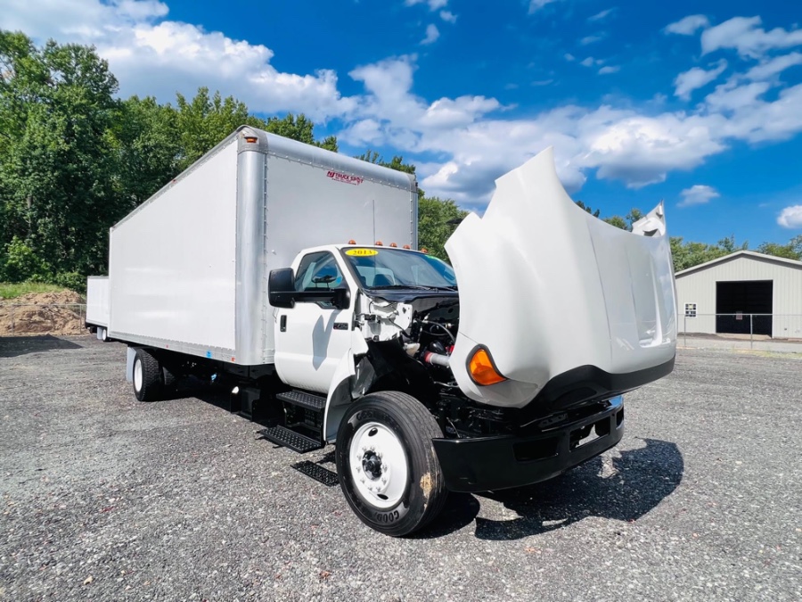 2013 Ford Super Duty F-750 Straight Frame 26FT DRY BOX + CUMMINS ENGINE + LOW MILES + NO CDL, available for sale in South Amboy, New Jersey | NJ Truck Spot. South Amboy, New Jersey 2013 Ford Super Duty F-750 Straight Frame 26FT DRY BOX + CUMMINS ENGINE + LOW MILES + NO CDL, available for sale in South Amboy, New Jersey | NJ Truck Spot. South Amboy, New Jersey