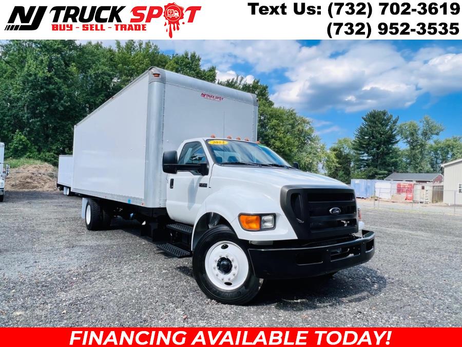 2013 Ford Super Duty F-750 Straight Frame 26FT DRY BOX + CUMMINS ENGINE + LOW MILES + NO CDL, available for sale in South Amboy, New Jersey | NJ Truck Spot. South Amboy, New Jersey