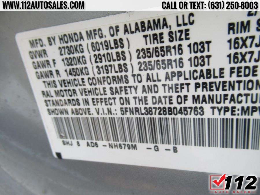 2008 Honda Odyssey 5dr EX-L w/RES, available for sale in Patchogue, New York | 112 Auto Sales. Patchogue, New York 2008 Honda Odyssey 5dr EX-L w/RES, available for sale in Patchogue, New York | 112 Auto Sales. Patchogue, New York