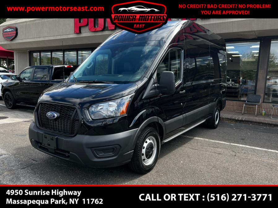 2022 Ford Transit Cargo Van T-350 148" Hi Rf 9500 GVWR RWD, available for sale in Massapequa Park, New York | Power Motors East. Massapequa Park, New York