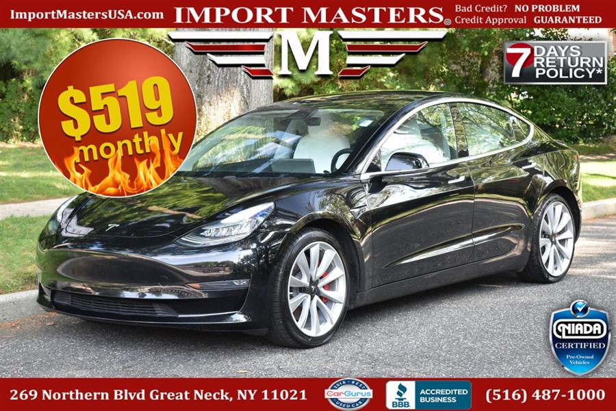 Used Tesla Model 3 Long Range AWD 4dr Fastback 2019 | Camy Cars. Great Neck, New York