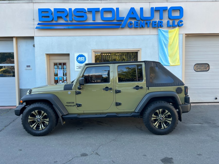 2013 Jeep Wrangler Unlimited 4WD 4dr Sport, available for sale in Bristol, Connecticut | Bristol Auto Center LLC. Bristol, Connecticut 2013 Jeep Wrangler Unlimited 4WD 4dr Sport, available for sale in Bristol, Connecticut | Bristol Auto Center LLC. Bristol, Connecticut