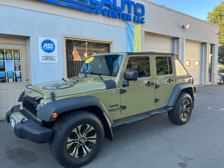 2013 Jeep Wrangler Unlimited 4WD 4dr Sport, available for sale in Bristol, Connecticut | Bristol Auto Center LLC. Bristol, Connecticut 2013 Jeep Wrangler Unlimited 4WD 4dr Sport, available for sale in Bristol, Connecticut | Bristol Auto Center LLC. Bristol, Connecticut