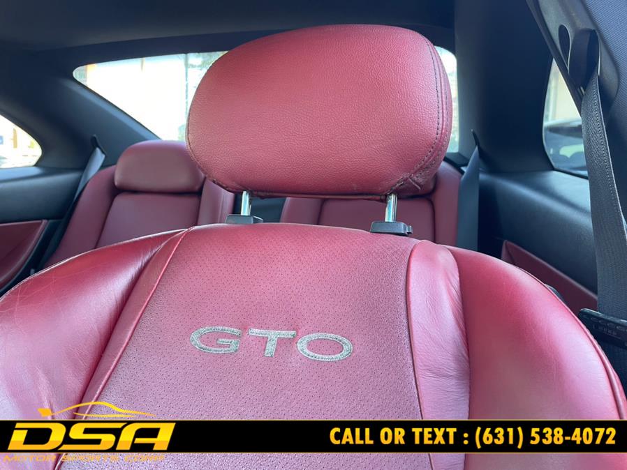 2004 Pontiac GTO 2dr Cpe, available for sale in Commack, New York | DSA Motor Sports Corp. Commack, New York 2004 Pontiac GTO 2dr Cpe, available for sale in Commack, New York | DSA Motor Sports Corp. Commack, New York