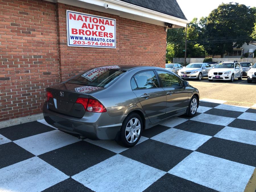 2007 Honda Civic Sdn 4dr MT LX, available for sale in Waterbury, Connecticut | National Auto Brokers, Inc.. Waterbury, Connecticut 2007 Honda Civic Sdn 4dr MT LX, available for sale in Waterbury, Connecticut | National Auto Brokers, Inc.. Waterbury, Connecticut