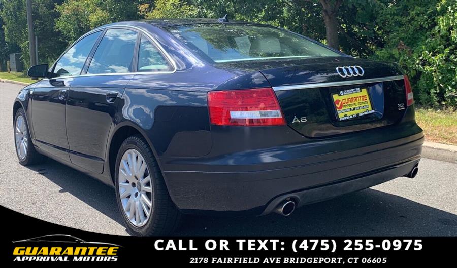 2007 Audi A6 3.2 quattro AWD 4dr Sedan, available for sale in Bridgeport, Connecticut | Guarantee Approval Motors. Bridgeport, Connecticut 2007 Audi A6 3.2 quattro AWD 4dr Sedan, available for sale in Bridgeport, Connecticut | Guarantee Approval Motors. Bridgeport, Connecticut