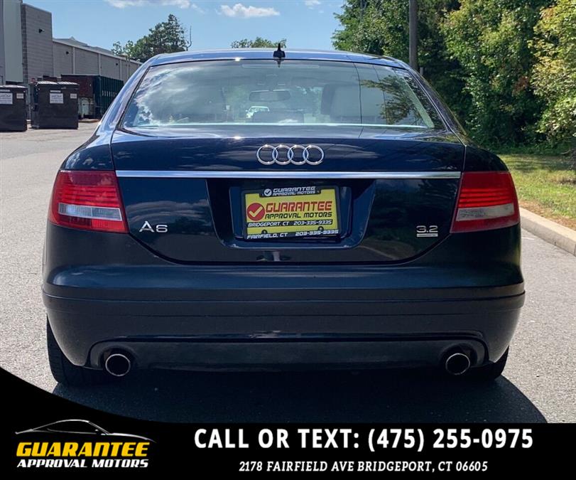 2007 Audi A6 3.2 quattro AWD 4dr Sedan, available for sale in Bridgeport, Connecticut | Guarantee Approval Motors. Bridgeport, Connecticut 2007 Audi A6 3.2 quattro AWD 4dr Sedan, available for sale in Bridgeport, Connecticut | Guarantee Approval Motors. Bridgeport, Connecticut