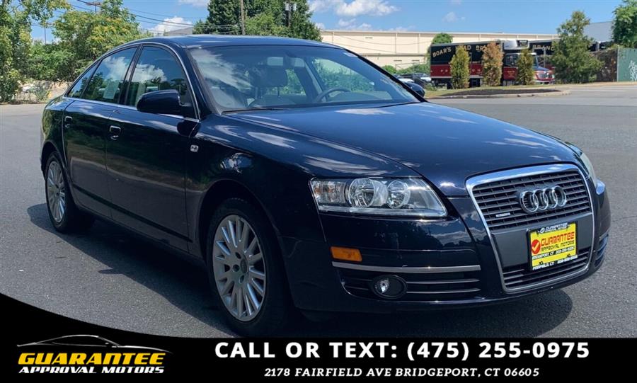 2007 Audi A6 3.2 quattro AWD 4dr Sedan, available for sale in Bridgeport, Connecticut | Guarantee Approval Motors. Bridgeport, Connecticut 2007 Audi A6 3.2 quattro AWD 4dr Sedan, available for sale in Bridgeport, Connecticut | Guarantee Approval Motors. Bridgeport, Connecticut