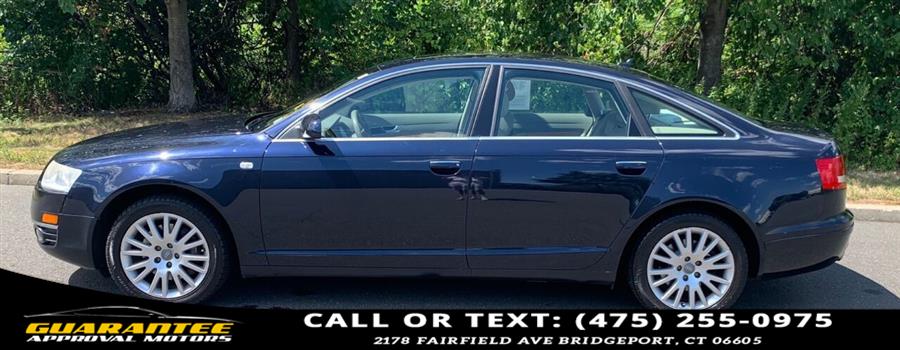 2007 Audi A6 3.2 quattro AWD 4dr Sedan, available for sale in Bridgeport, Connecticut | Guarantee Approval Motors. Bridgeport, Connecticut 2007 Audi A6 3.2 quattro AWD 4dr Sedan, available for sale in Bridgeport, Connecticut | Guarantee Approval Motors. Bridgeport, Connecticut
