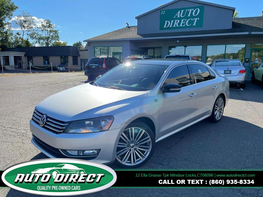 2015 Volkswagen Passat 4dr Sdn 1.8T Auto Sport PZEV, available for sale in Windsor Locks, Connecticut | Auto Direct LLC. Windsor Locks, Connecticut