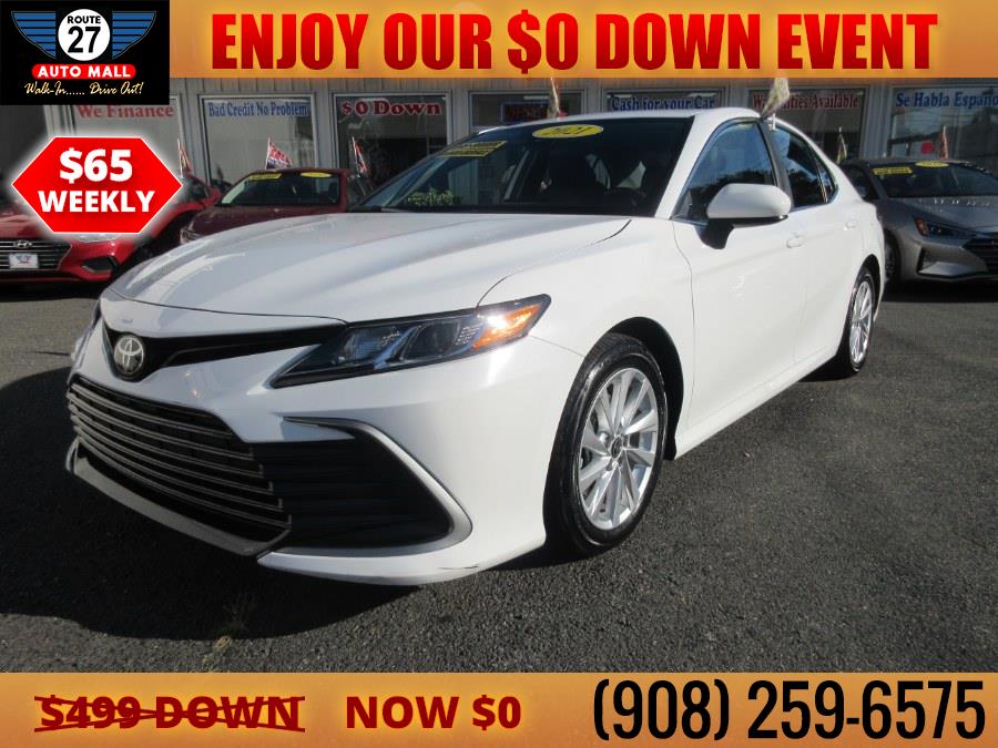 Used Toyota Camry LE Auto (Natl) 2021 | Route 27 Auto Mall. Linden, New Jersey
