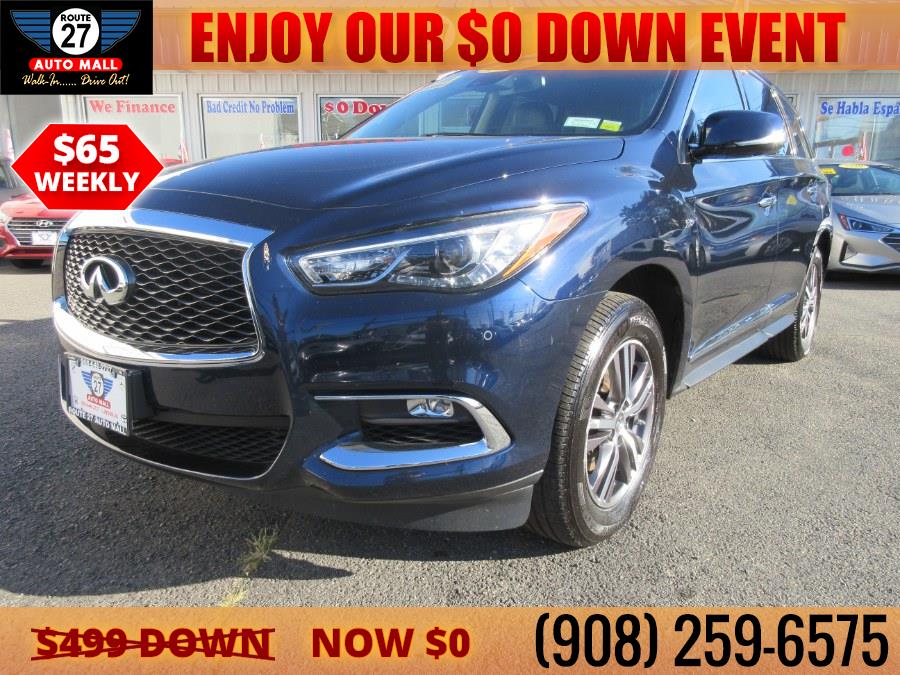 2019 INFINITI QX60 2019.5 PURE AWD, available for sale in Linden, New Jersey | Route 27 Auto Mall. Linden, New Jersey 2019 INFINITI QX60 2019.5 PURE AWD, available for sale in Linden, New Jersey | Route 27 Auto Mall. Linden, New Jersey