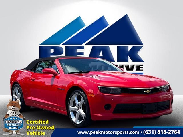 Used Chevrolet Camaro 2dr Conv LT w/1LT 2015 | Peak Automotive Inc.. Bayshore, New York Used Chevrolet Camaro 2dr Conv LT w/1LT 2015 | Peak Automotive Inc.. Bayshore, New York