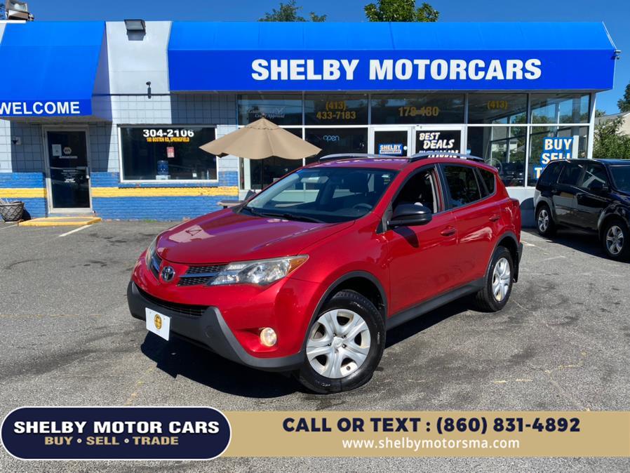 2014 Toyota RAV4 AWD 4dr LE (Natl), available for sale in Springfield, Massachusetts | Shelby Motor Cars. Springfield, Massachusetts