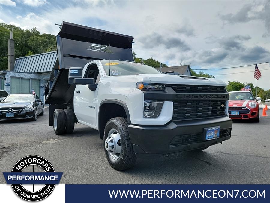 2022 Chevrolet Silverado 3500HD CC 4WD Reg Cab  146" WB, 60" CA Work Truck, available for sale in Wilton, Connecticut | Performance Motor Cars Of Connecticut LLC. Wilton, Connecticut