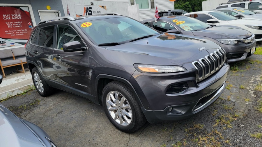2015 Jeep Cherokee 4WD 4dr Limited, available for sale in Milford, Connecticut | Adonai Auto Sales LLC. Milford, Connecticut