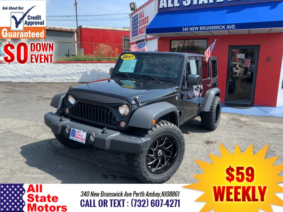 Used Jeep Wrangler Unlimited Sport 4x4 2017 | All State Motor Inc. Perth Amboy, New Jersey