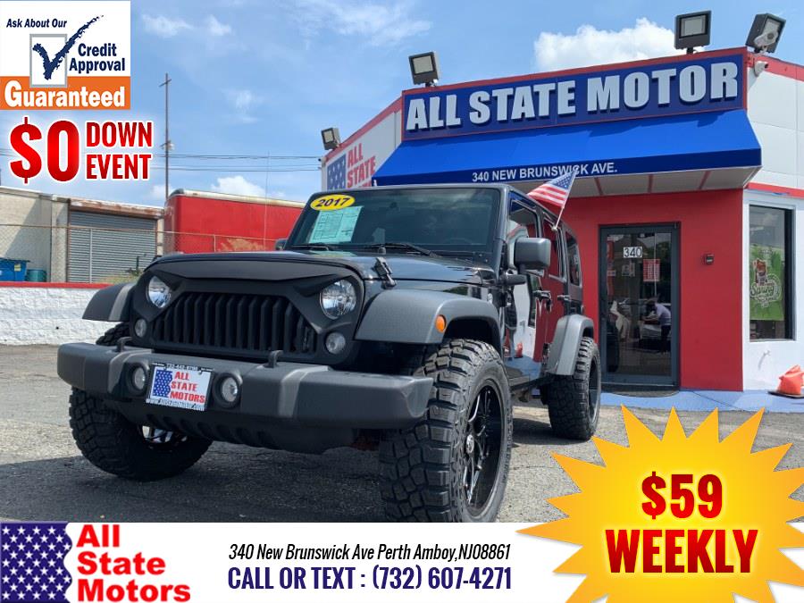 Used Jeep Wrangler Unlimited Sport 4x4 2017 | All State Motor Inc. Perth Amboy, New Jersey Used Jeep Wrangler Unlimited Sport 4x4 2017 | All State Motor Inc. Perth Amboy, New Jersey