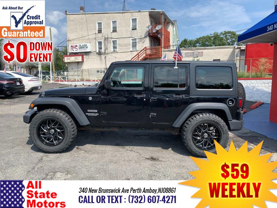 Used Jeep Wrangler Unlimited Sport 4x4 2017 | All State Motor Inc. Perth Amboy, New Jersey Used Jeep Wrangler Unlimited Sport 4x4 2017 | All State Motor Inc. Perth Amboy, New Jersey