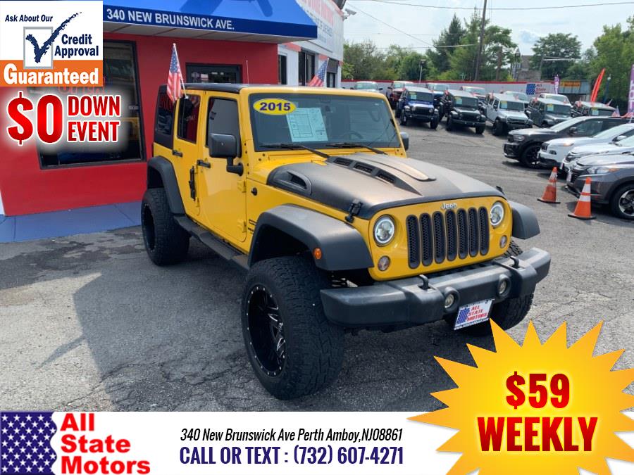 Used Jeep Wrangler Unlimited 4WD 4dr Sport 2015 | All State Motor Inc. Perth Amboy, New Jersey Used Jeep Wrangler Unlimited 4WD 4dr Sport 2015 | All State Motor Inc. Perth Amboy, New Jersey