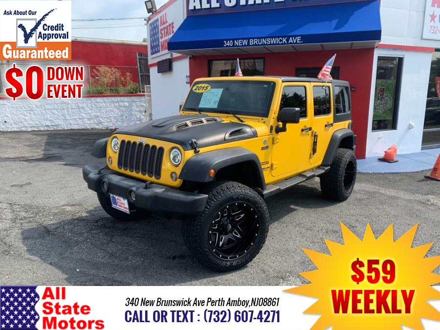 Used Jeep Wrangler Unlimited 4WD 4dr Sport 2015 | All State Motor Inc. Perth Amboy, New Jersey Used Jeep Wrangler Unlimited 4WD 4dr Sport 2015 | All State Motor Inc. Perth Amboy, New Jersey