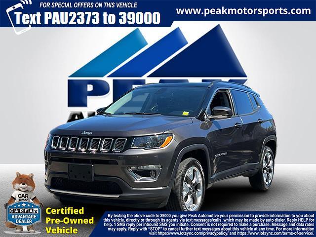 2019 Jeep Compass Limited 4x4, available for sale in Bayshore, New York | Peak Automotive Inc.. Bayshore, New York