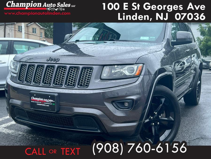 2015 Jeep Grand Cherokee 4WD 4dr Altitude, available for sale in Linden, NJ