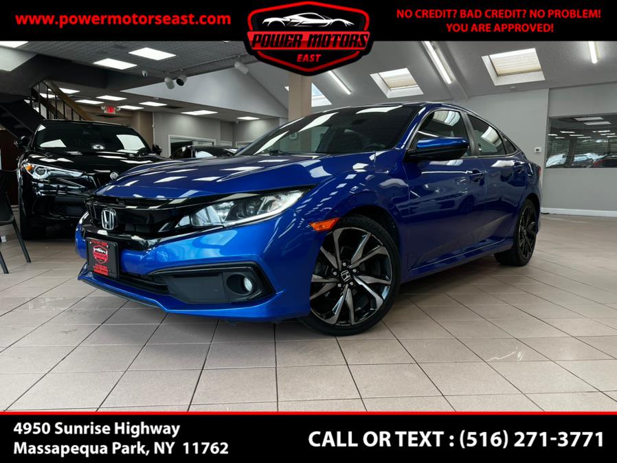 Used Honda Civic Sedan Sport CVT 2019 | Power Motors East. Massapequa Park, New York
