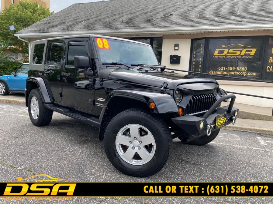 2008 Jeep Wrangler 4WD 4dr Unlimited Sahara, available for sale in Commack, New York | DSA Motor Sports Corp. Commack, New York 2008 Jeep Wrangler 4WD 4dr Unlimited Sahara, available for sale in Commack, New York | DSA Motor Sports Corp. Commack, New York