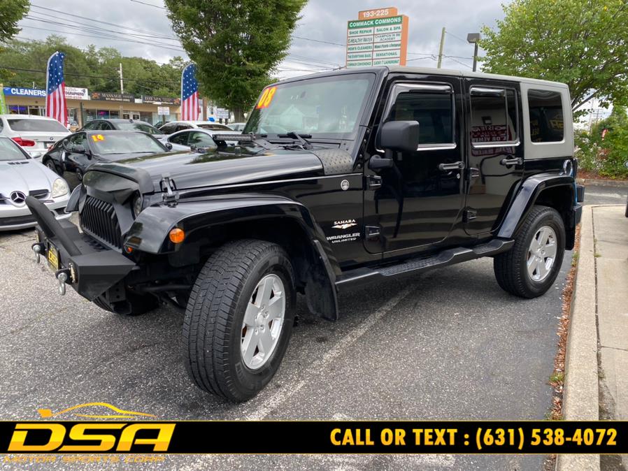2008 Jeep Wrangler 4WD 4dr Unlimited Sahara, available for sale in Commack, New York | DSA Motor Sports Corp. Commack, New York 2008 Jeep Wrangler 4WD 4dr Unlimited Sahara, available for sale in Commack, New York | DSA Motor Sports Corp. Commack, New York