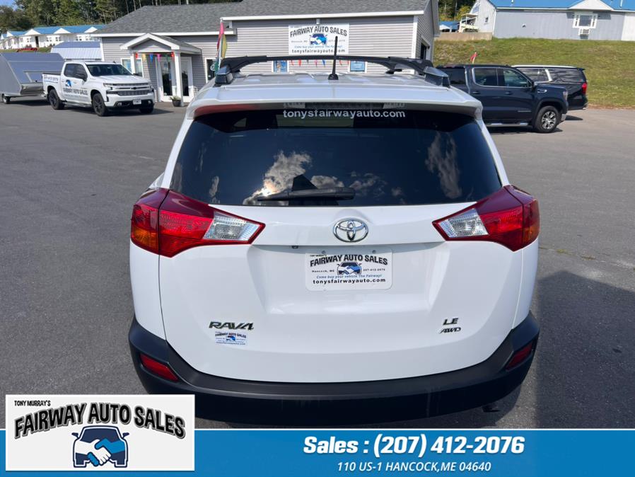 Used Toyota RAV4 AWD 4dr LE (Natl) 2015 | Fairway Auto Sales. Hancock, Maine Used Toyota RAV4 AWD 4dr LE (Natl) 2015 | Fairway Auto Sales. Hancock, Maine