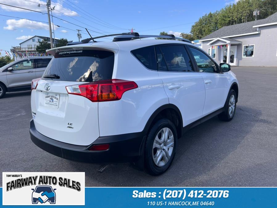 Used Toyota RAV4 AWD 4dr LE (Natl) 2015 | Fairway Auto Sales. Hancock, Maine Used Toyota RAV4 AWD 4dr LE (Natl) 2015 | Fairway Auto Sales. Hancock, Maine