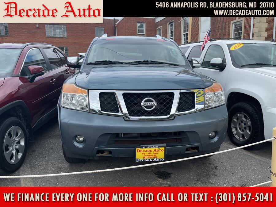 2012 Nissan Armada 2WD 4dr SL, available for sale in Bladensburg, Maryland | Decade Auto. Bladensburg, Maryland