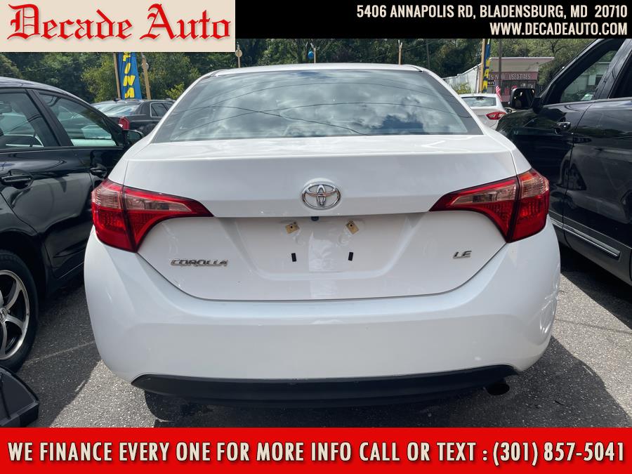 Used Toyota Corolla LE CVT (Natl) 2018 | Decade Auto. Bladensburg, Maryland Used Toyota Corolla LE CVT (Natl) 2018 | Decade Auto. Bladensburg, Maryland
