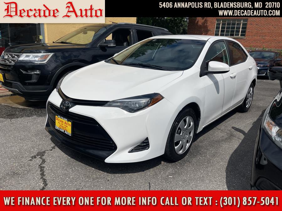 Used Toyota Corolla LE CVT (Natl) 2018 | Decade Auto. Bladensburg, Maryland Used Toyota Corolla LE CVT (Natl) 2018 | Decade Auto. Bladensburg, Maryland