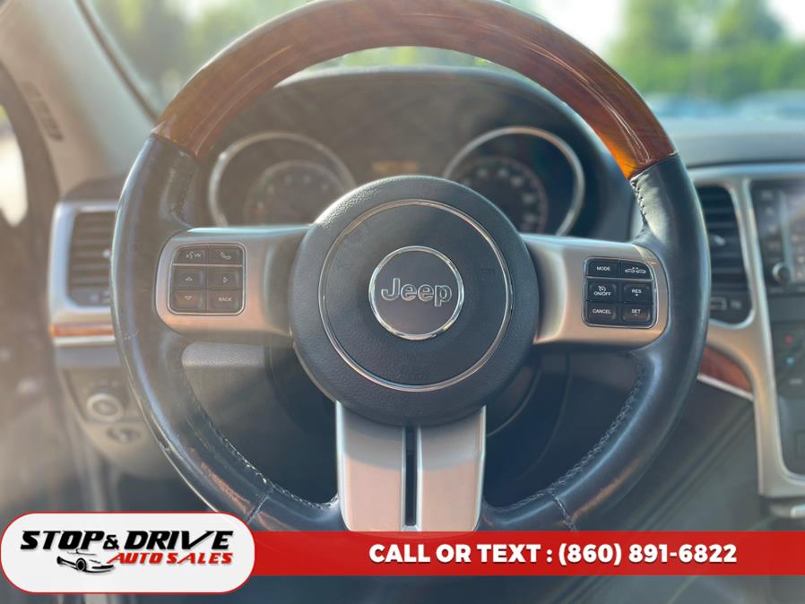 2013 Jeep Grand Cherokee 4WD 4dr Overland, available for sale in East Windsor, Connecticut | Stop & Drive Auto Sales. East Windsor, Connecticut 2013 Jeep Grand Cherokee 4WD 4dr Overland, available for sale in East Windsor, Connecticut | Stop & Drive Auto Sales. East Windsor, Connecticut