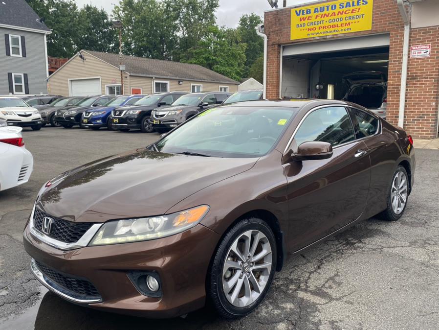 2015 Honda Accord Coupe 2dr V6 Auto EX-L w/Navi, available for sale in Hartford, Connecticut | VEB Auto Sales. Hartford, Connecticut