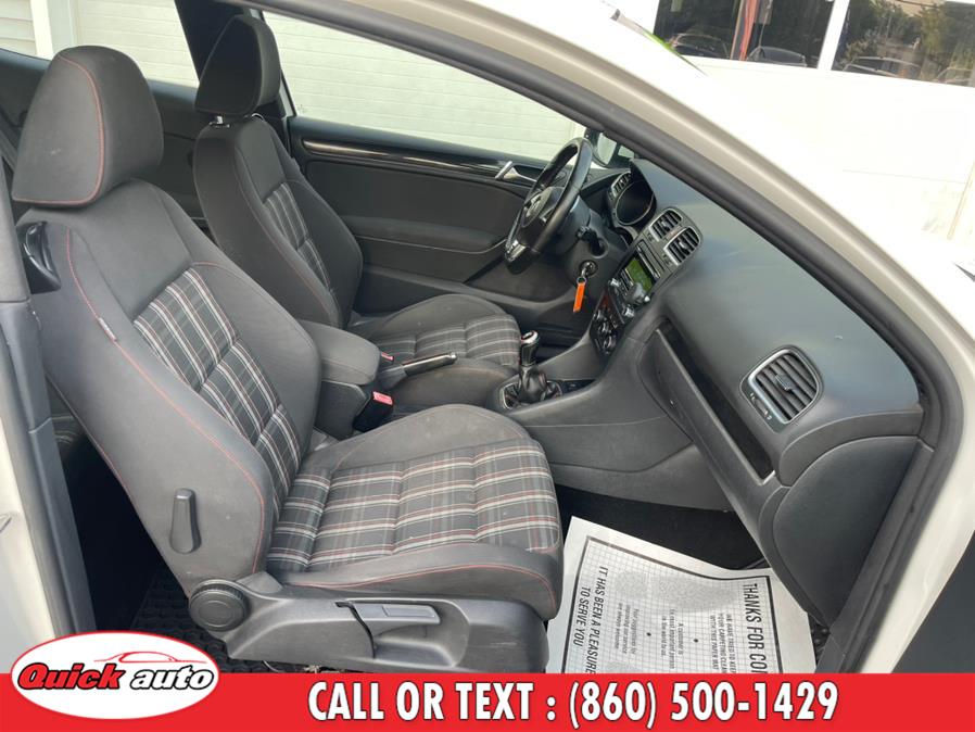 2013 Volkswagen GTI 2dr HB Man PZEV *Ltd Avail*, available for sale in Bristol, Connecticut | Quick Auto LLC. Bristol, Connecticut 2013 Volkswagen GTI 2dr HB Man PZEV *Ltd Avail*, available for sale in Bristol, Connecticut | Quick Auto LLC. Bristol, Connecticut